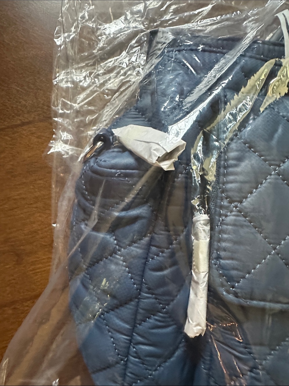 MZ Wallace Quilted French Blue Shoulder Bag - Picture 4 of 15
